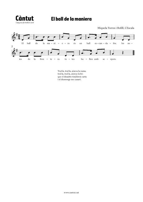El ball de la maniera