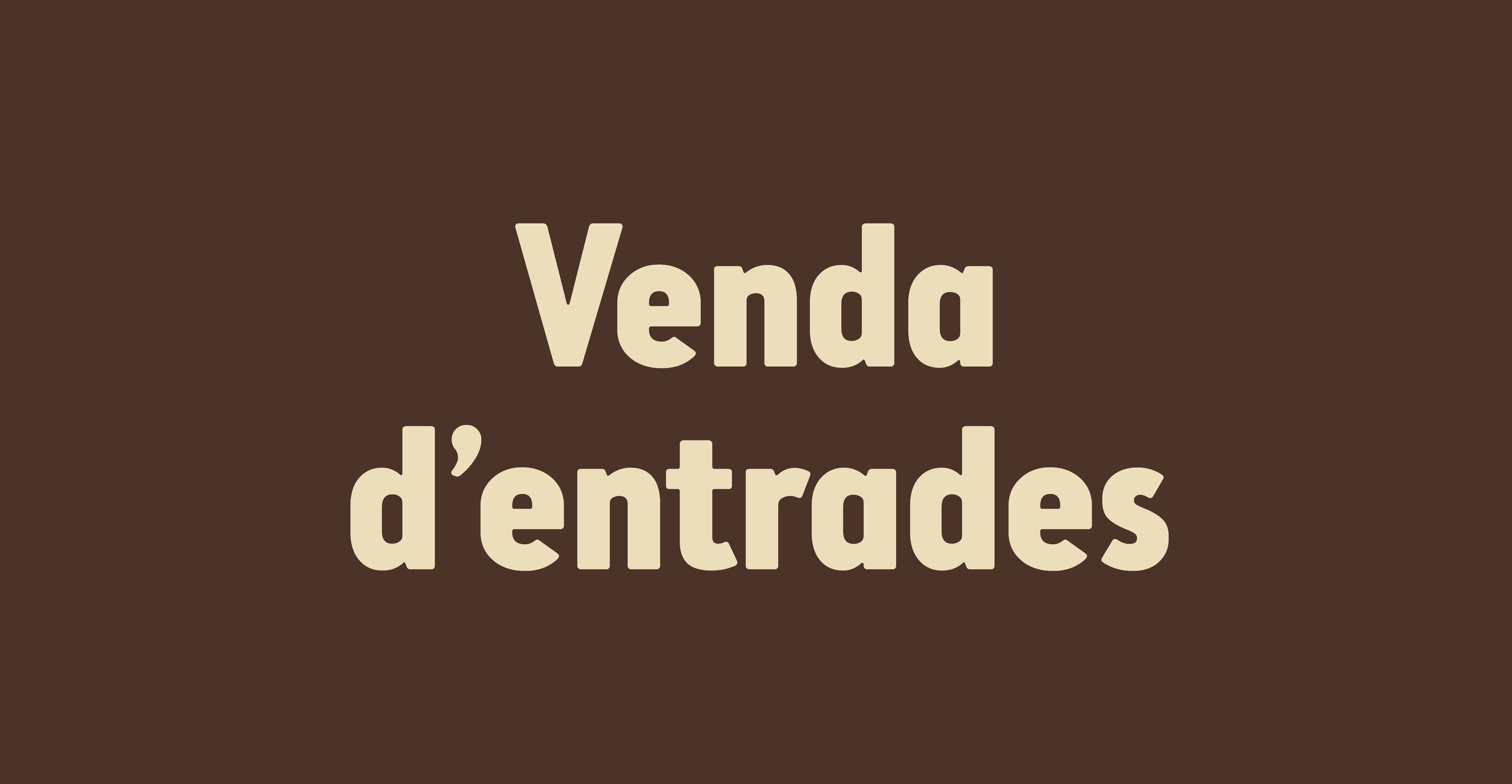 Venda d'entrades