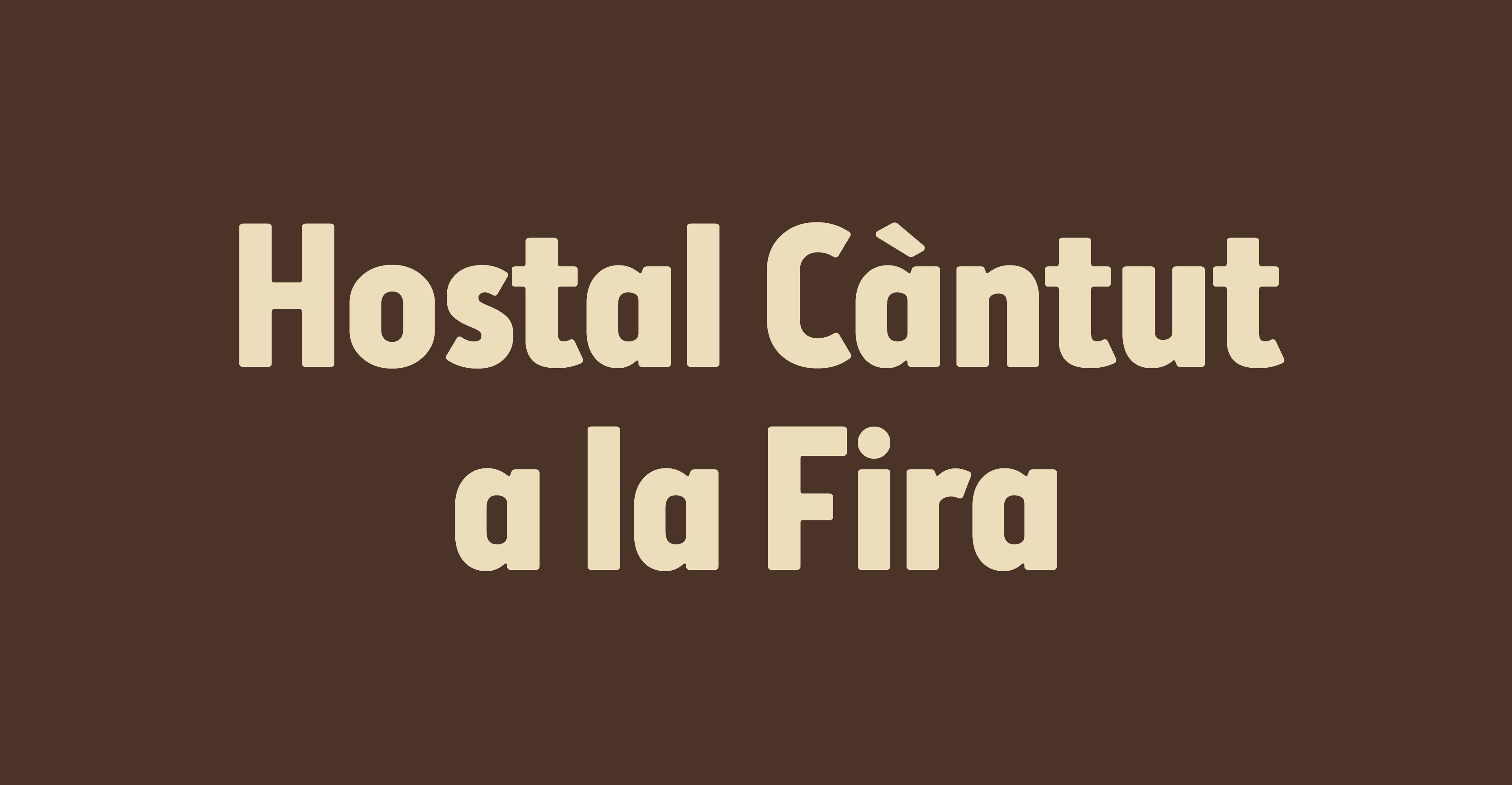 Hostal Càntut a la Fira