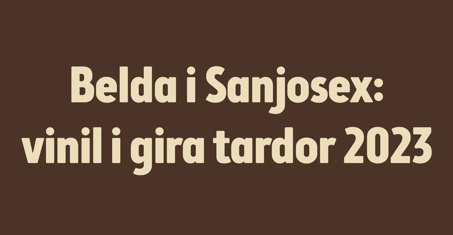 Belda i Sanjosex