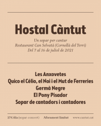 Presentada la programació de l’Hostal Càntut, sopars per cantar