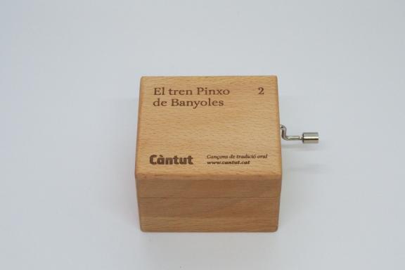 La capseta de música de la cançó 'El tren Pinxo de Banyoles', ja disponible