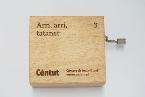 La capseta de música de la cançó 'Arri, arri, tatanet', ja disponible