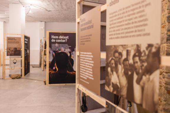 L'exposició 'Cantàvem, cantem... i cantarem!' arriba al Museu de la Mediterrània