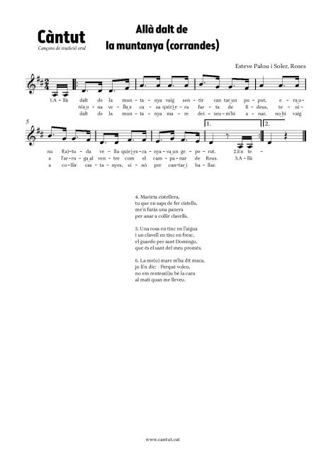 Allà dalt de la muntanya