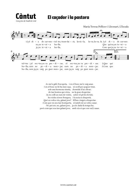 El caçador i la pastora