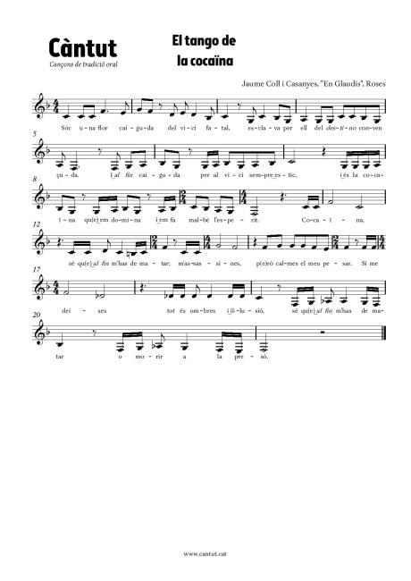 El tango de la cocaïna