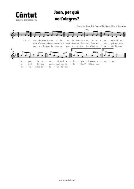 Joan, per què no t'alegres?