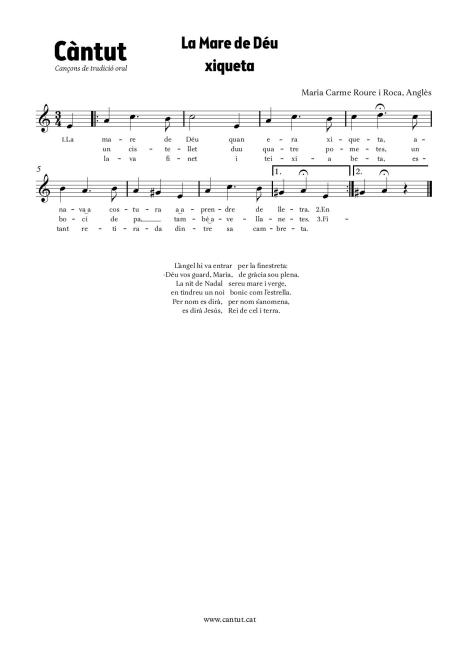 La Mare de Déu xiqueta