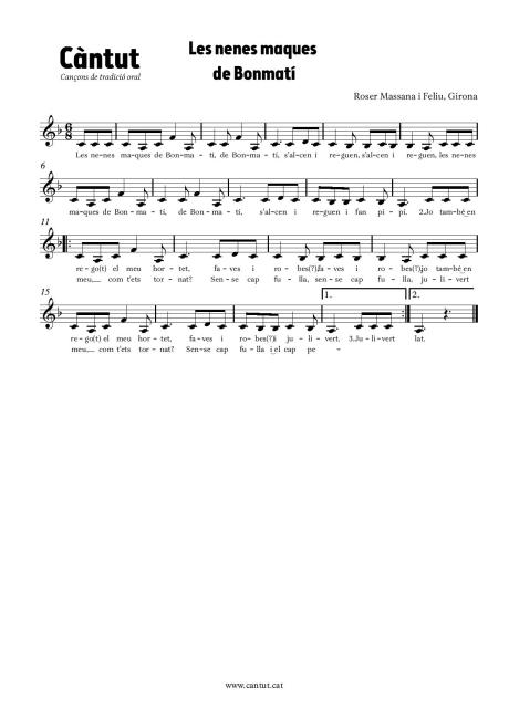 Les nenes maques de Bonmatí