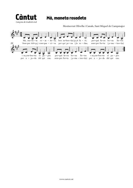 Mà, maneta rosadeta