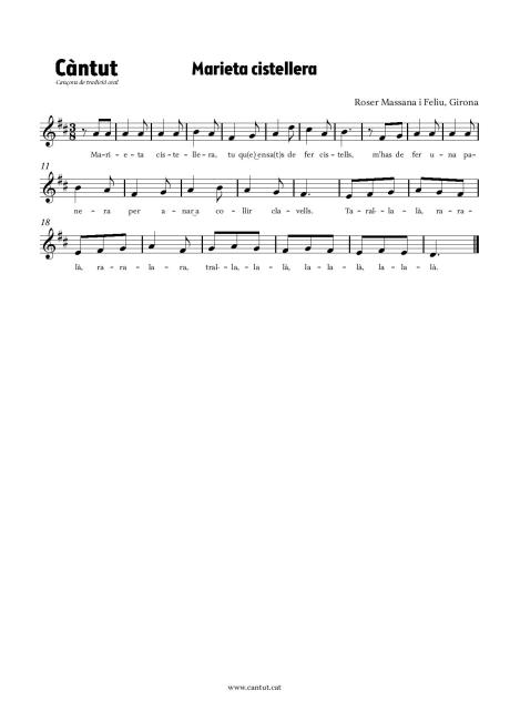 Marieta cistellera