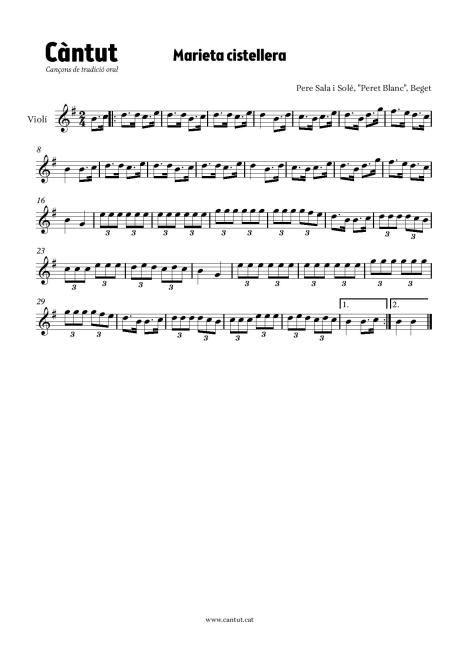 Marieta cistellera (violí)