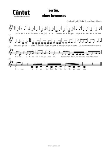 Sortiu, nines hermoses