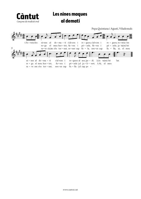 Les nenes maques al dematí