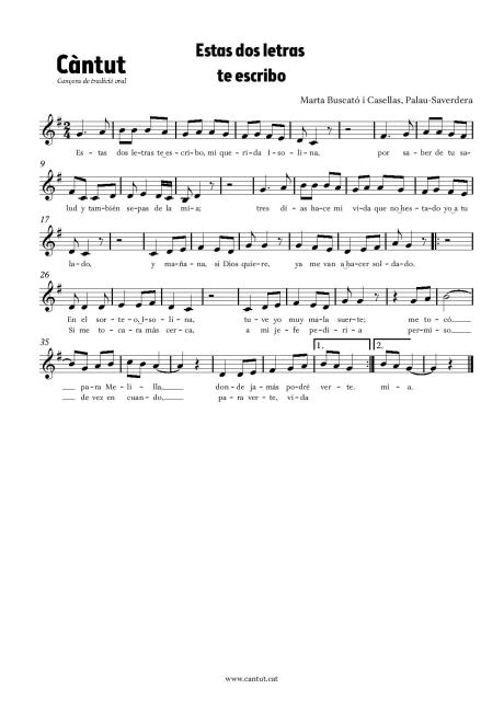 Estas dos letras te escribo