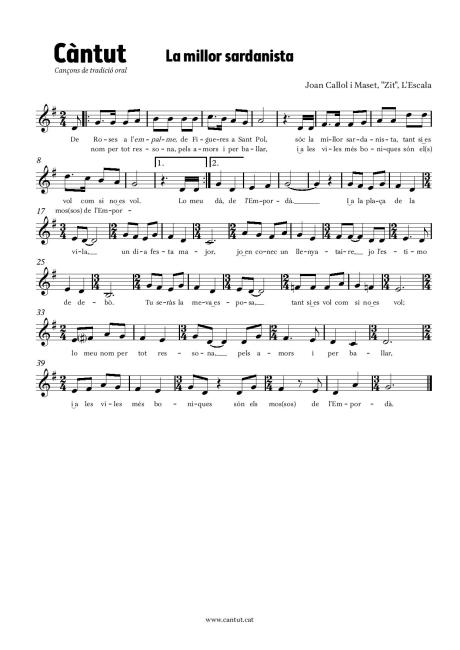 La millor sardanista