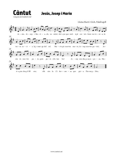 Jesús, Josep i Maria