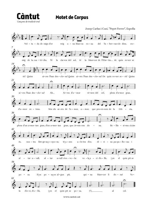 Motet de Corpus