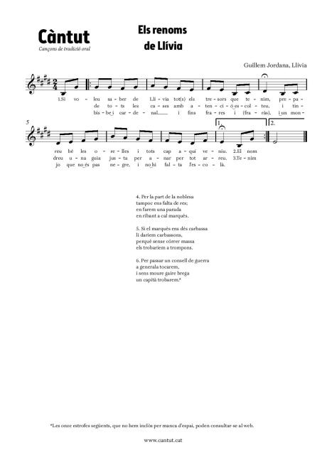 Els renoms de Llívia