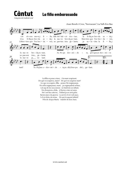 La filla embarassada