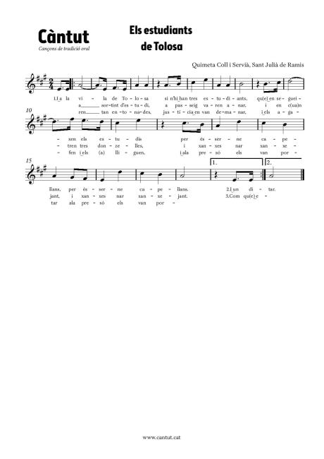 Els estudiants de Tolosa