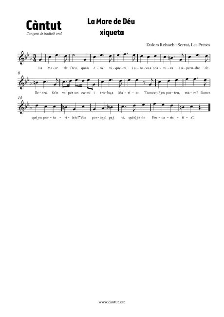 La Mare de Déu xiqueta