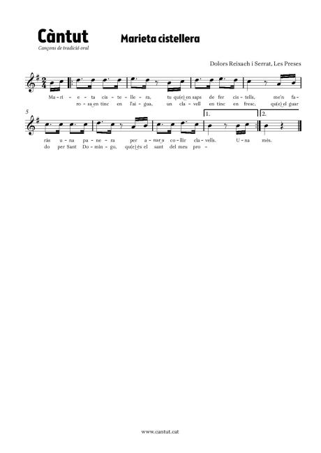 Marieta cistellera