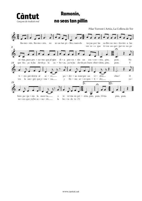 Ramonín, no seas tan pillín