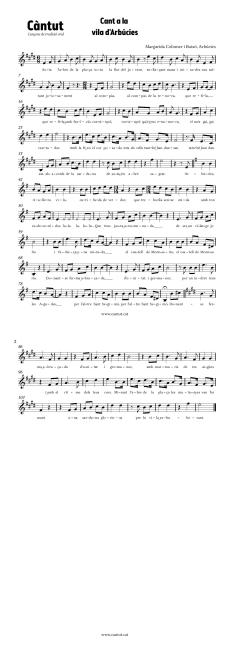 Cant a la vila d'Arbúcies