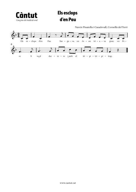 Els esclops d'en Pau