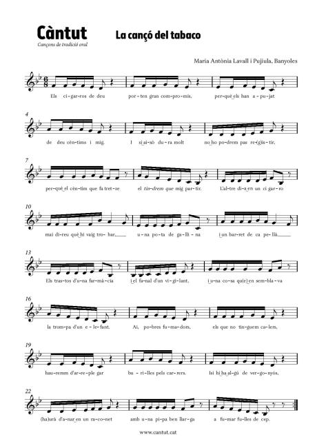 La cançó del tabaco