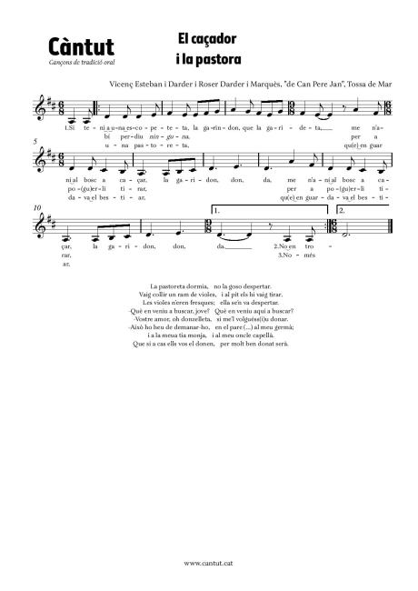 El caçador i la pastora