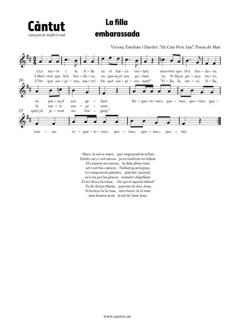 La filla embarassada