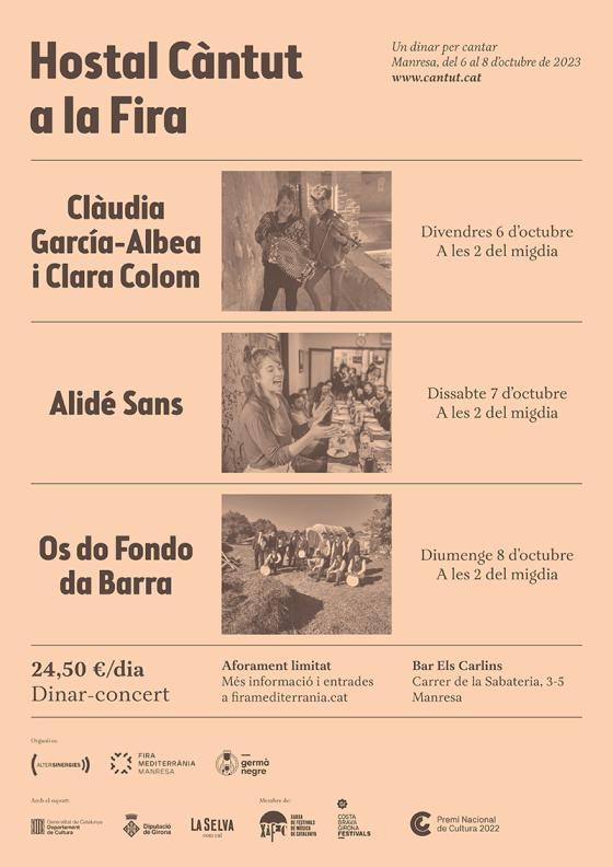 Hostal Càntut a la Fira. Dinars per cantar 2023