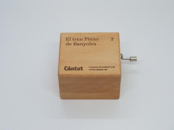 La capseta de música de la cançó 'El tren Pinxo de Banyoles', ja disponible